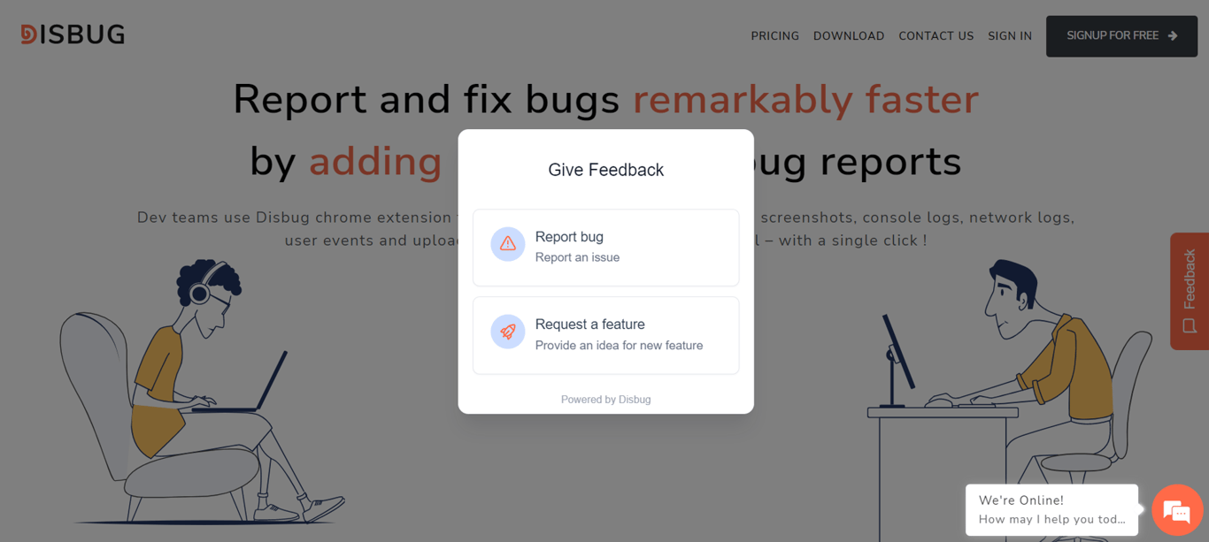 Effective feedback with Disbug