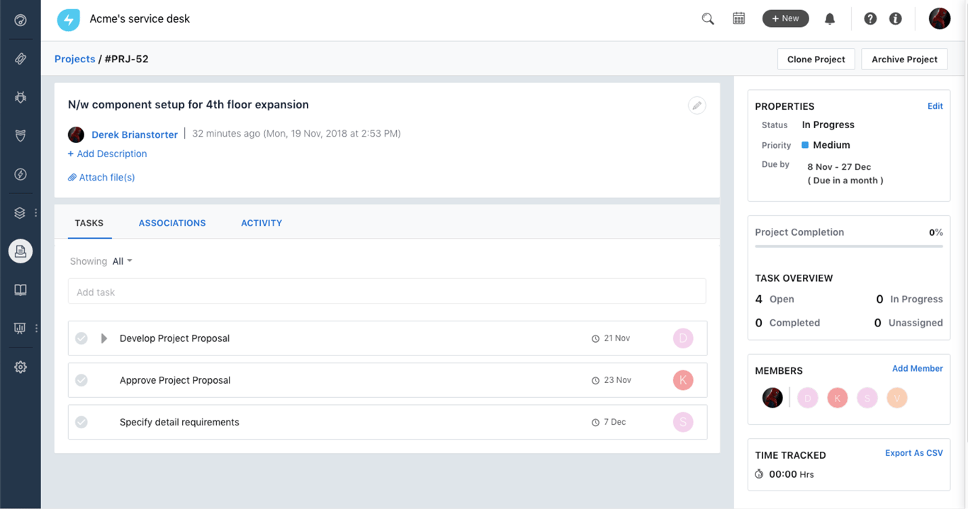 Project management with Freshdesk