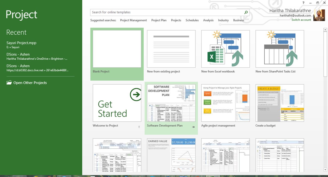 Project management with Microsoft Project