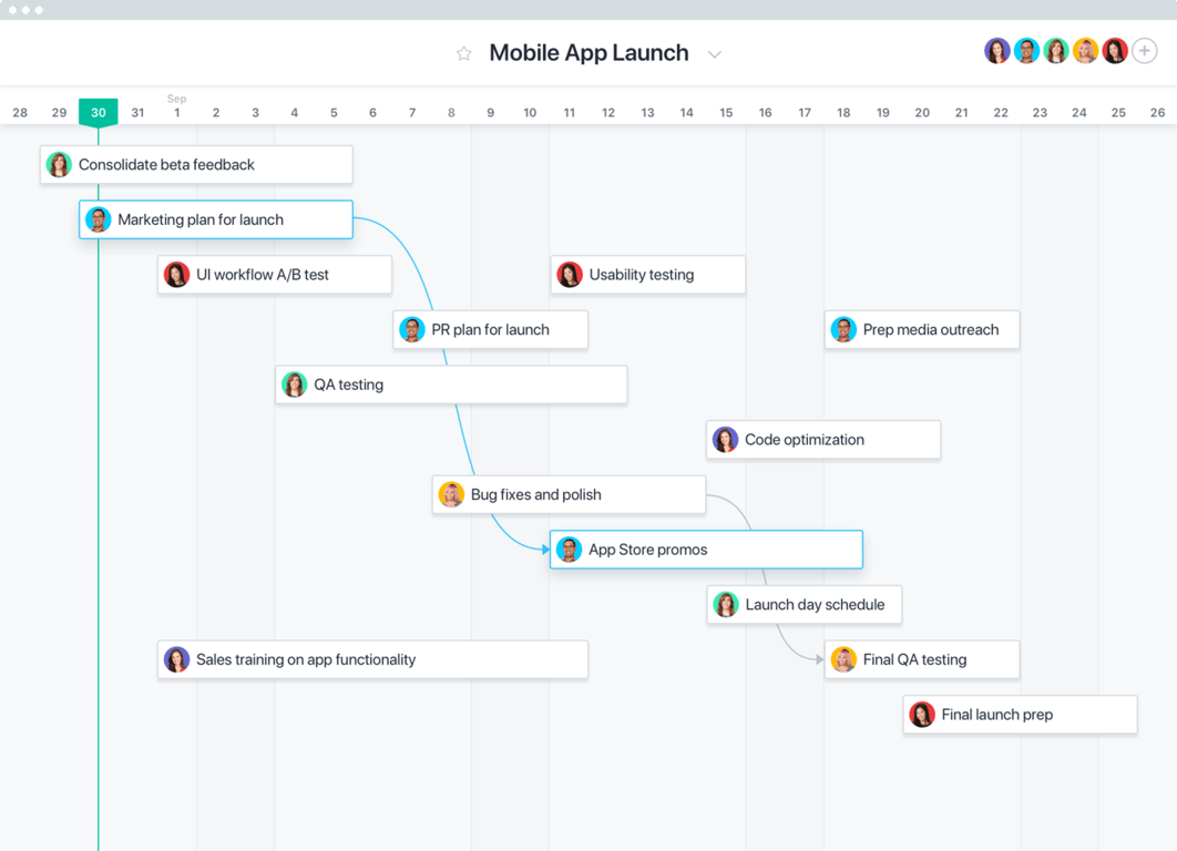 Project management with Asana