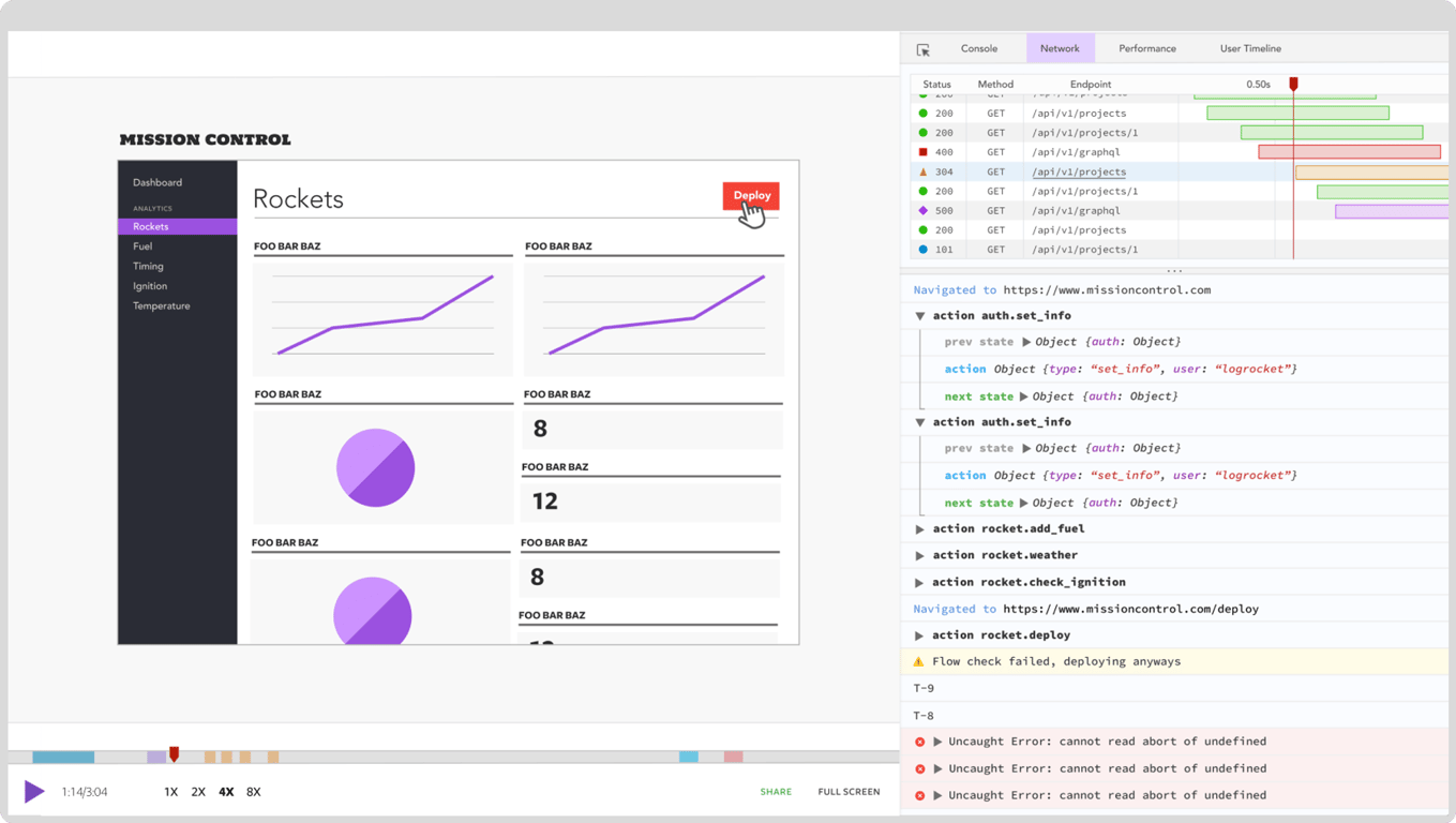 Logrocket bug tracker