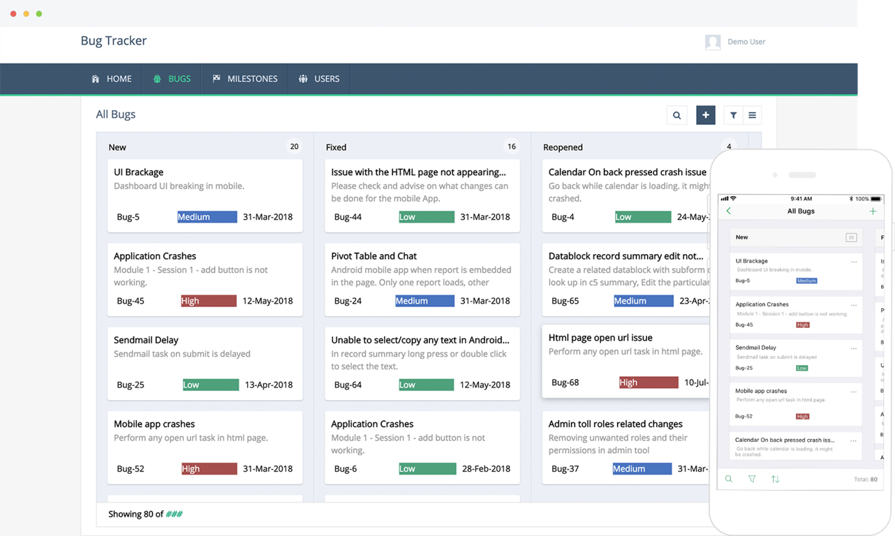 Zoho Bug Tracker